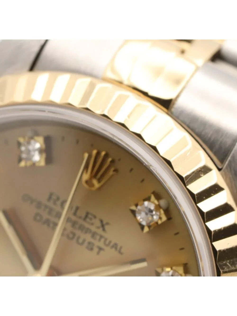 Rolex Watch Datejust Diamond S Number CH QP 18k Stainless Steel